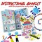 1000+ Piece Set Mega Kids Crafts and Art Supplies Jar Kit - Instructional Booklet Included - Glitter Glue, Construction Paper, Colored Popsicle Sticks, Googly Eyes, Pipe Cleaners